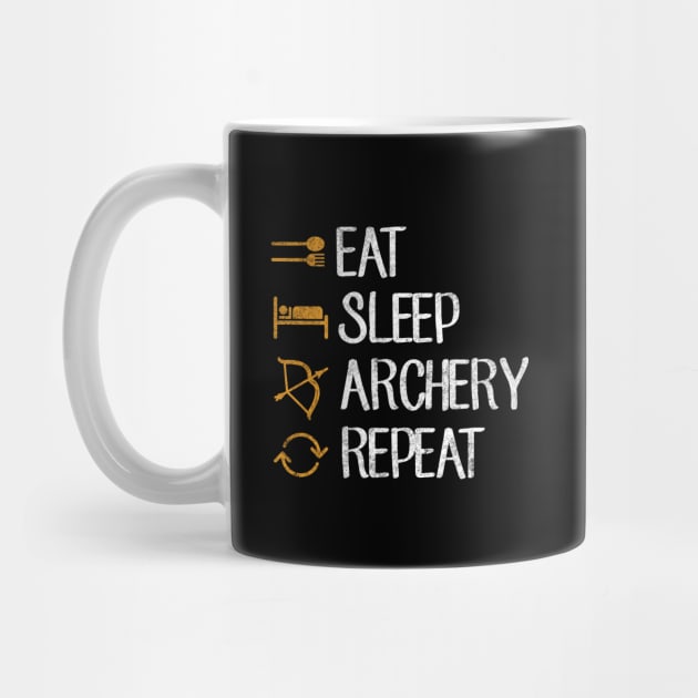 Eat sleep archery repeat by captainmood